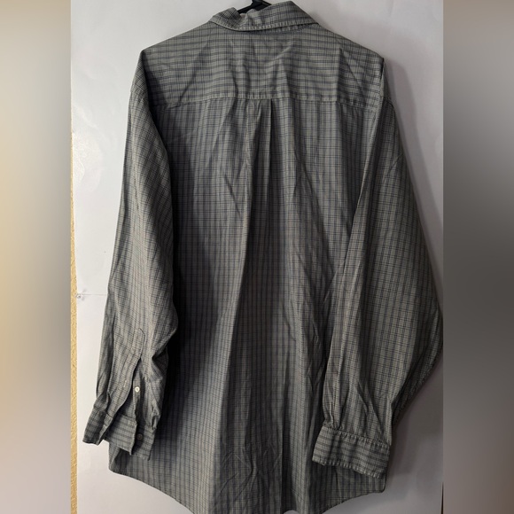 Brooks Brothers Gray Plaid Casual Shirt size L - Picture 5 of 10